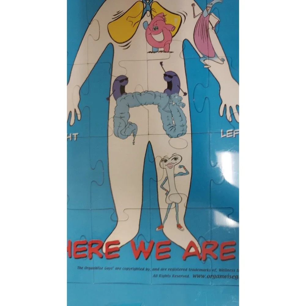 OrganWise Guys Kids Puzzle Educational Toy Anatomy Body Parts The Younger‎ Years